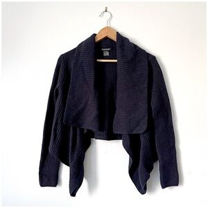 Club Monaco Wool/Cashmere Blend Cropped Open Cardigan XS